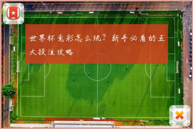 世界杯竞彩怎么玩?新手必看的五大投注攻略