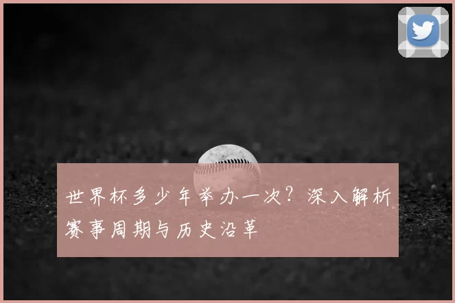 世界杯多少年举办一次?深入解析赛事周期与历史沿革