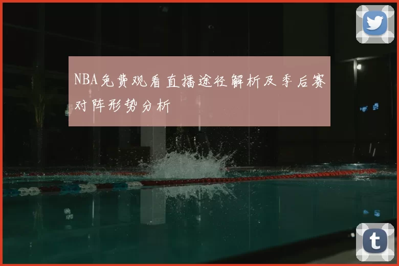 NBA免费观看直播途径解析及季后赛对阵形势分析